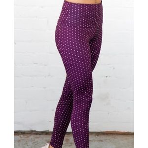 Onzie S/M Polka Dot Leggings High Waisted